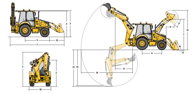Креслення CAT 428