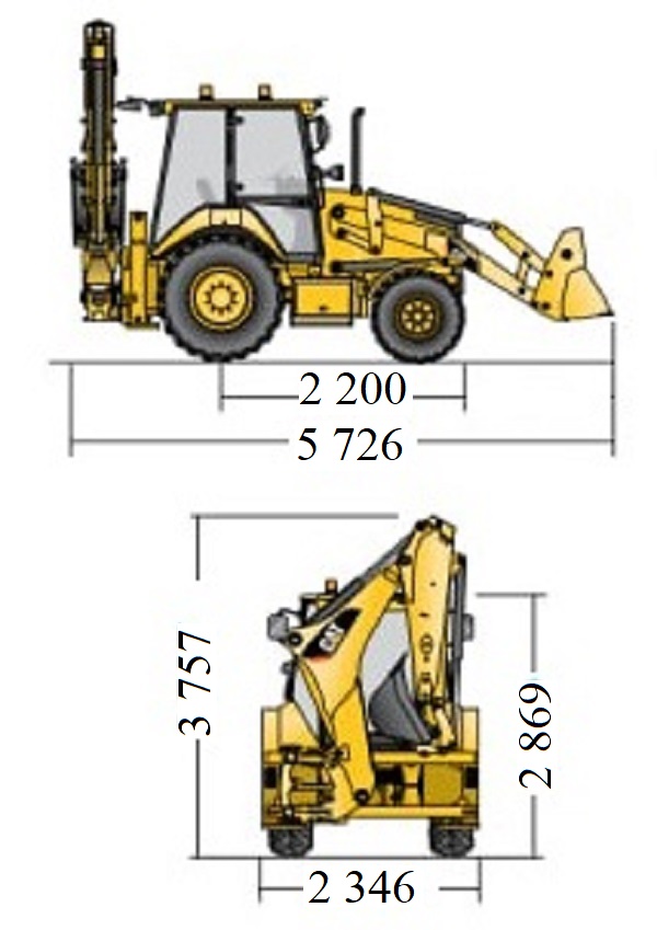 Екскаватор-навантажувач CAT 426 4х4