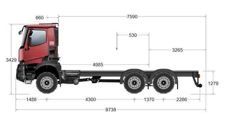 Креслення  вантажівки