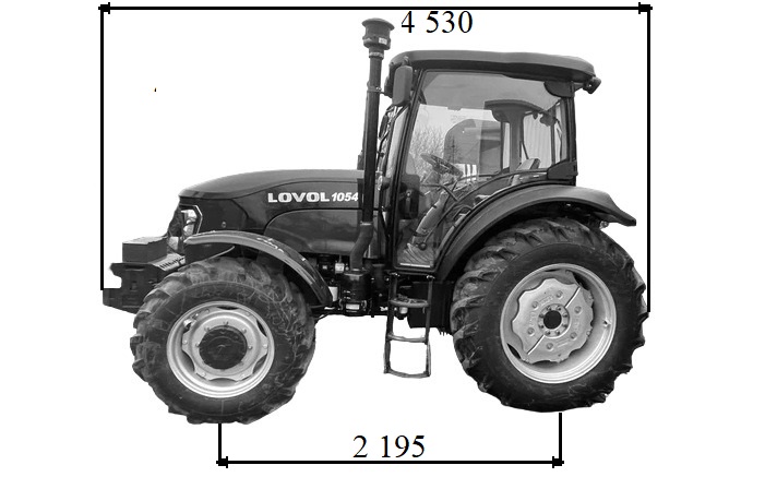Трактор LOVOL FT 1054