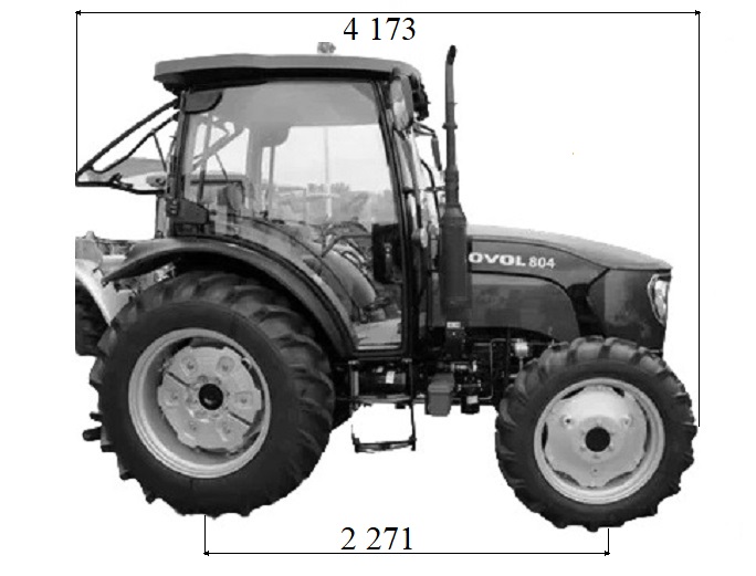 Трактор LOVOL FT 804