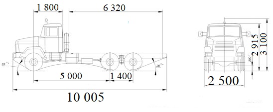 Автопаливозаправник 20м3 на шасі КрАЗ