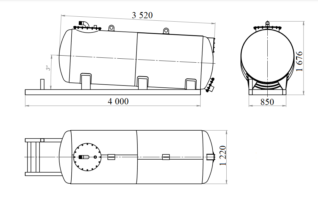 Асенізаційна машина КСТ-МВ-6 м3 на шасі Hyundai QT EX-10