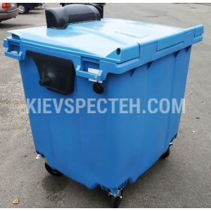 Евроконтейнер для раздельного сбора мусора V-1100 л. синий
