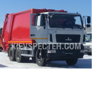 Сміттєвоз із заднім ручним завантаженням на шасі МАЗ-6501 