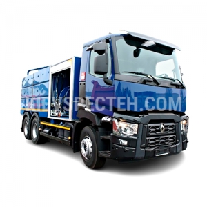 Комбінована вакумна-каналопромивна машина на базі Renault K440 6х4