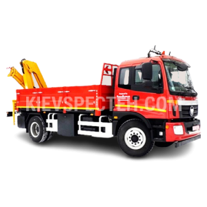 Компактный грузовик среднего класса с КМУ: KDM-15000S5P3B5CMZ5.0-02В (4х2)