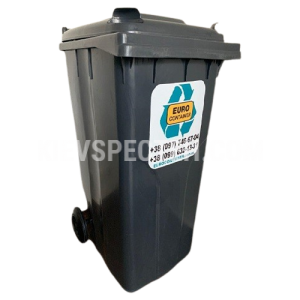 Евроконтейнер пластиковый Алеана V-120 л. черный