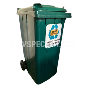 Евроконтейнер пластиковый Алеана V-120 л. зеленый