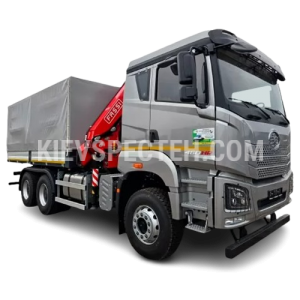 Бортовой грузовик FAW CA3250 с КМУ FASSI F165A.25