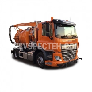 Муловсмоктувальна машина 8 м3 на шасі DAF