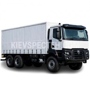 Автомобіль вантажний, бортовий тентований (шторний)  на шасі RENAULT TRUCKS K13 6х6