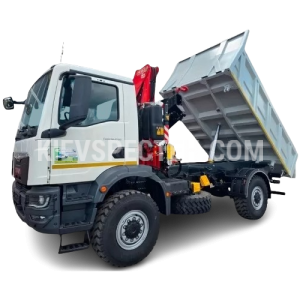Бортовой самосвал MAN TGM 18.290 из КМУ FASSI F135A