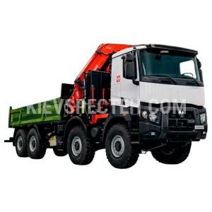 Бортовой автомобиль RENAULT TRUCKS K P8X8 MEDIUM 13L E5 з КМУ FASSI F515RA.2 e-dynamic