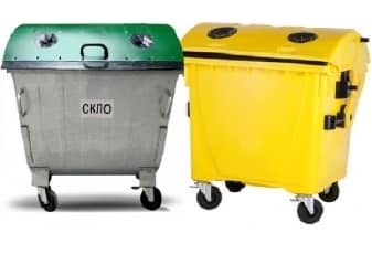Контейнеры для раздельного сбора мусора