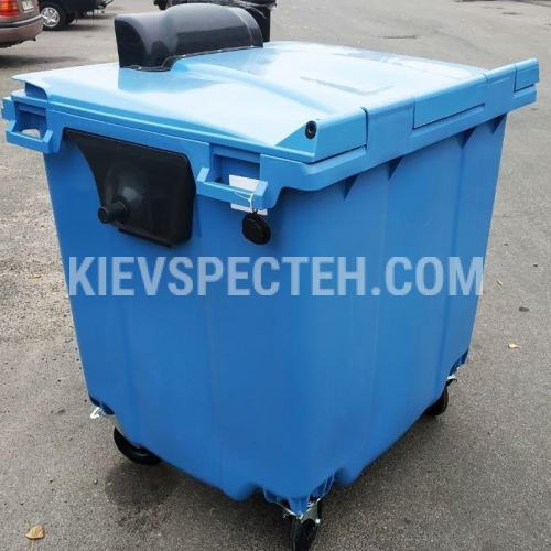 Євроконтейнер  для роздільного збору сміття, V-1100 л, синій