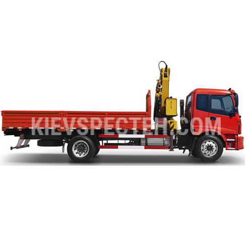 Компактна вантажівка середнього класу з КМУ:  KDM-15000S5P3B5CMZ6.3-01А (4х2)