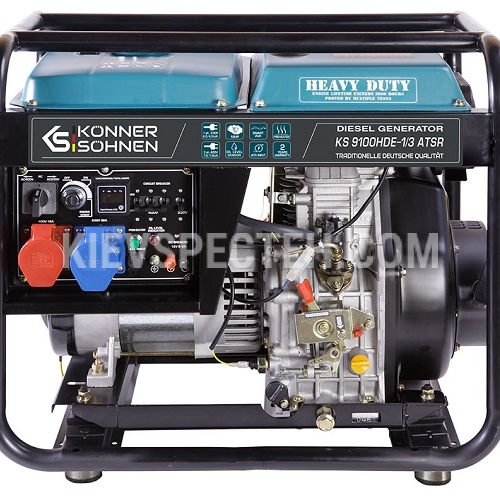  Дизельный генератор KS 9100HDE-1/3 ATSR (EURO V)