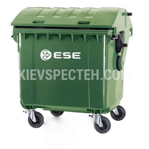 Евроконтейнер пластиковый ESE V-1100 л. зеленый