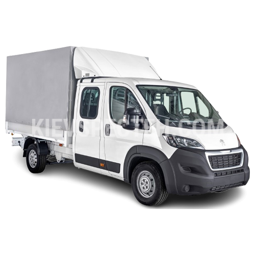 Бортовой автомобиль Peugeot Boxer с тентом 7 мест