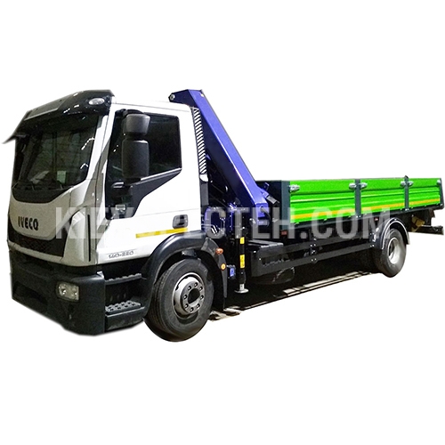 Бортова вантажівка Iveco EuroCargo ML 120Е  з КМУ Fassi F 115 A.0.21 4х2
