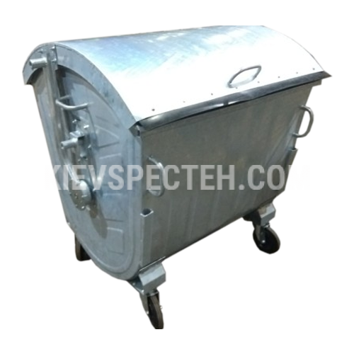 Контейнер металлический для сбора ТБО V-1100 л.