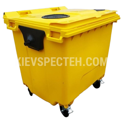 Евроконтейнер для раздельного сбора мусора V-1100 л. Евроконтейнер для раздельного сбора мусора V-1100 л.