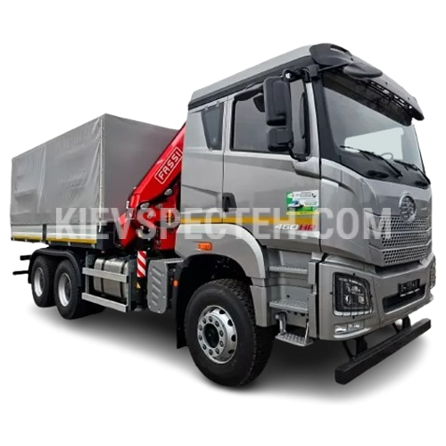 Бортовой грузовик FAW CA3250 с КМУ FASSI F165A.25