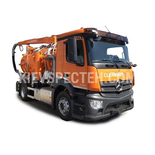 Муловсмоктувальна машина 9 м3 на шасі Mercedes-Benz