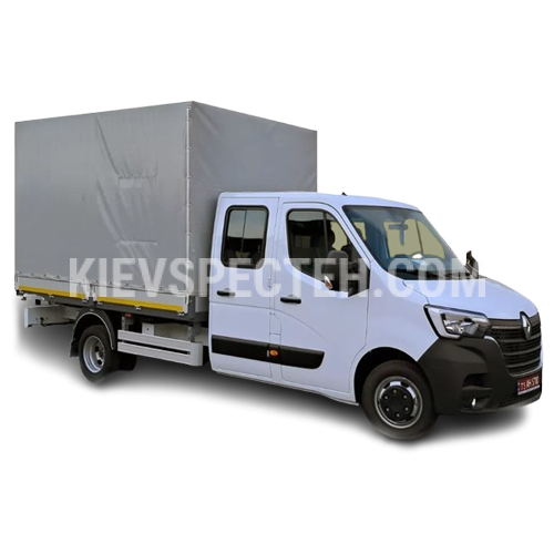 Бортовой автомобиль на шасси RENAULT MASTER с тентом