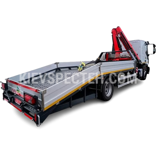 Бортовой грузовик-эвакуатор IVECO Eurocargo ML140E28 с КМУ FASSI F130AT