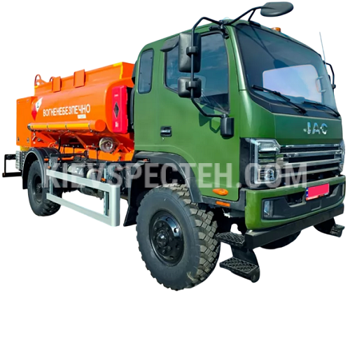 Автопаливозаправник АПЗ-5 на базі JAC N120 4х4 2 секції (АЗС позаду)