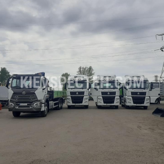 Бортовой автомобиль Sinotruk Hohan N7G400 + КМУ PM 15.5