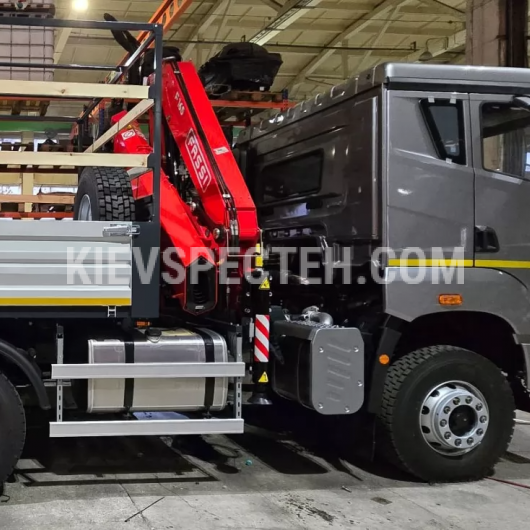 Бортовой грузовик FAW CA3250 с КМУ FASSI F165A.2