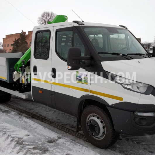 Бортовой автомобиль ТК-IV-КМ на базе IVECO DAILY 60С15D КМУ СОМЕТ ХС700 А1