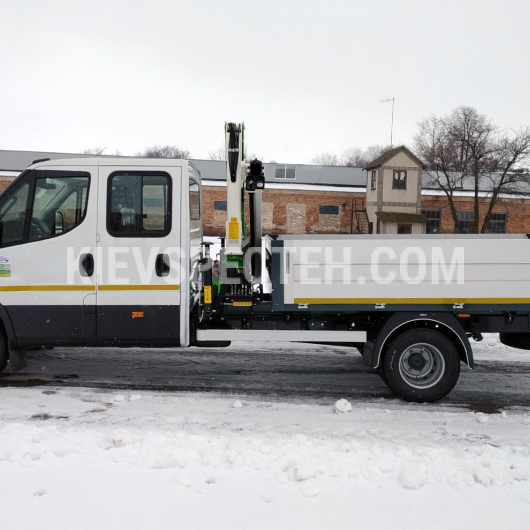 Бортовой автомобиль ТК-IV-КМ на базе IVECO DAILY 60С15D КМУ СОМЕТ ХС700 А1