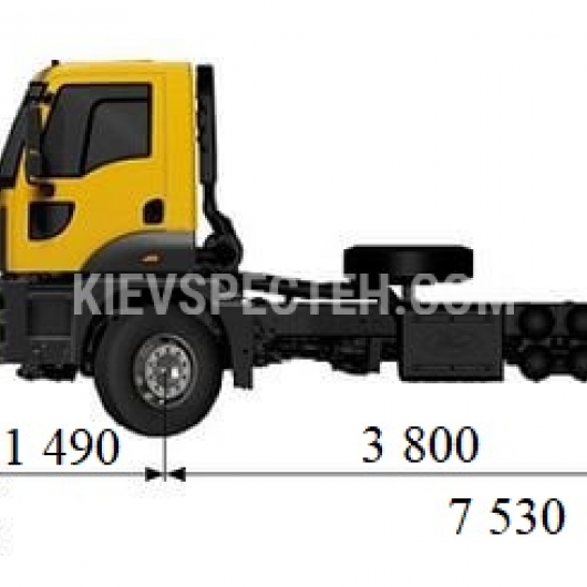 Шасі Ford Trucks 3542D DC креслення