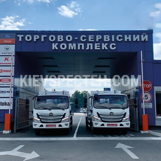 Мусоровоз задней загрузки 8 куб.м на шасси FOTON AUMARK BJ 1108