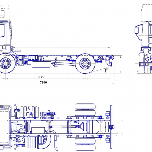 DAF XB 260 FA 2 секції