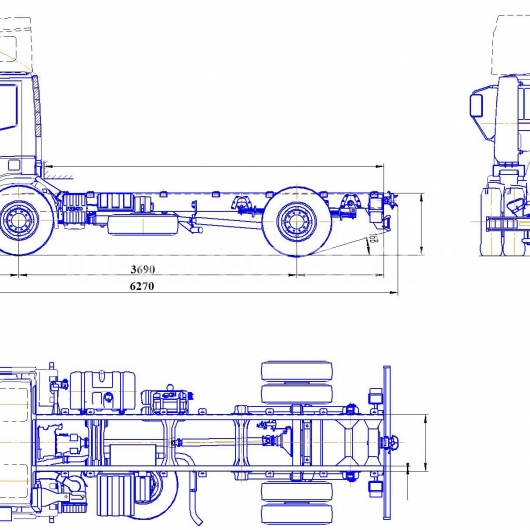 Автопаливозаправник АПЗ-11 на базі IVECO EUROCARGO ML 180-25 4X2 BL 2 секції