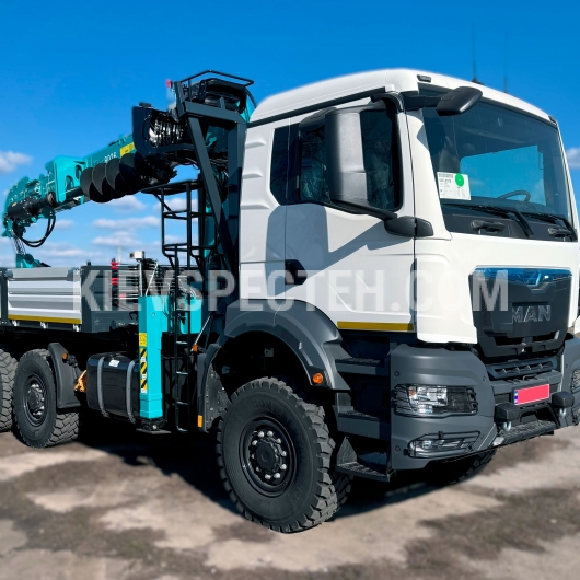 Бурильно-кранова машина HKTC HLC-8026A Hyundai Everdigm на MAN TGS 33.400 6X6