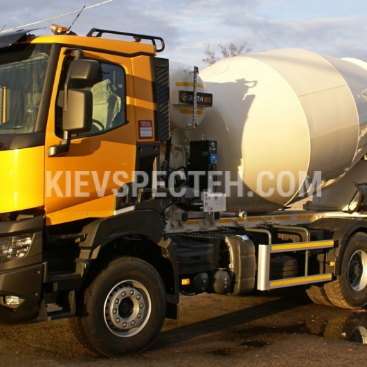 Автобетонозмішувач 9 м3 в на шасі Renault K440 6х4
