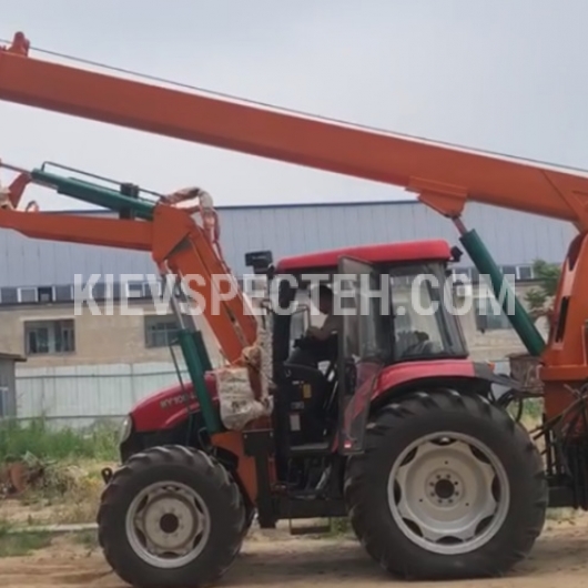 Бурильно-крановая установка на тракторном шасси MASSEY FERGUSON