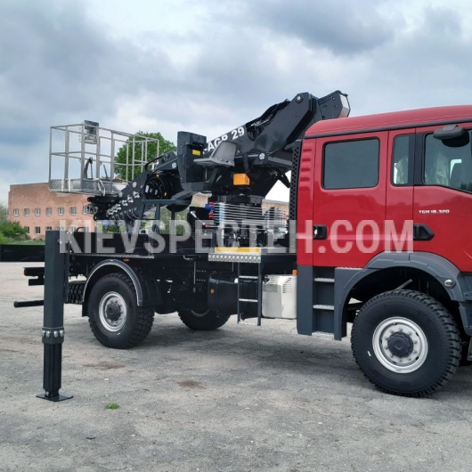 Автогідропідіймач DASAN CT290EX на MAN TGM 18.320 CREW CAB