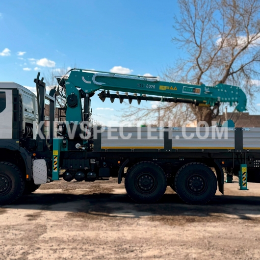 Бурильно-кранова машина HKTC HLC-8026A Hyundai Everdigm на MAN TGS 33.400 6X6