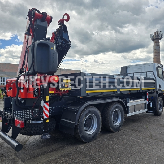 Бортовой автомобиль IVECO T-WAY AD380T43W 6×6 из КМУ FASSI F415A.2