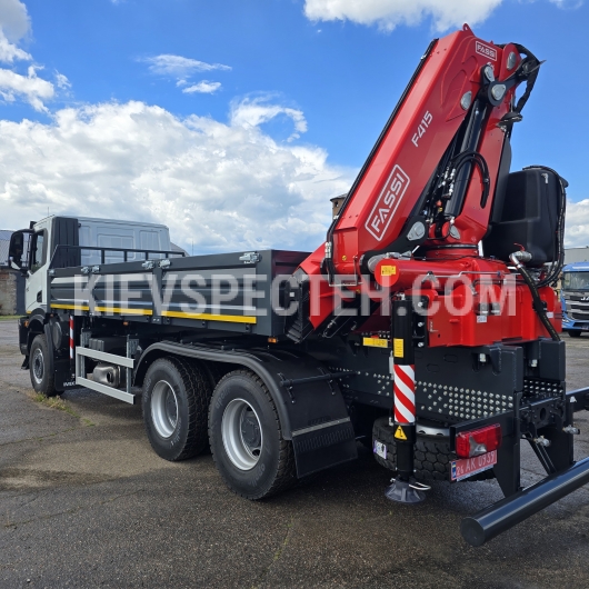 Бортовой автомобиль IVECO T-WAY AD380T43W 6×6 из КМУ FASSI F415A.2