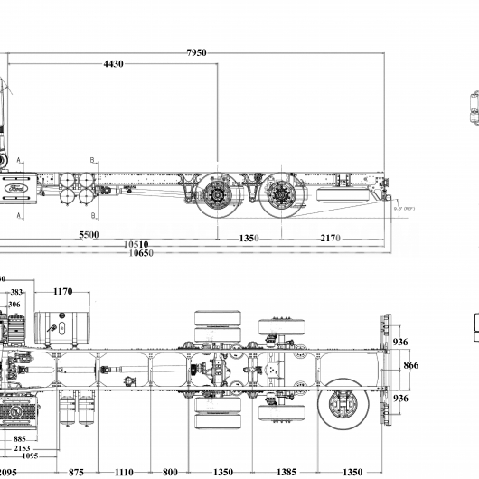 Шасі Ford Trucks 2633 DC