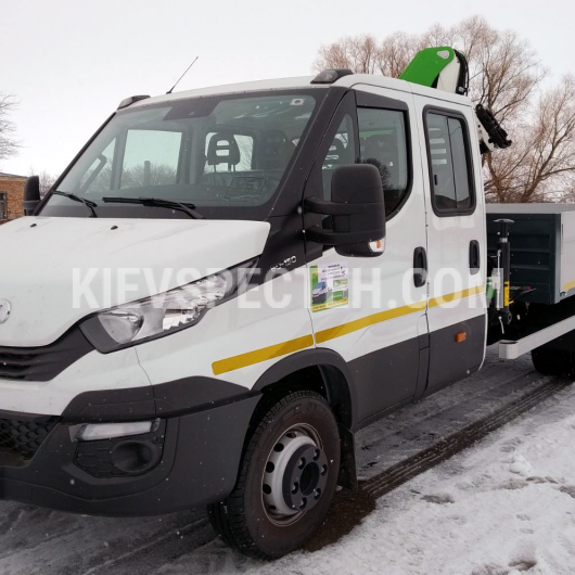 Бортовой автомобиль ТК-IV-КМ на базе IVECO DAILY 60С15D КМУ СОМЕТ ХС700 А1