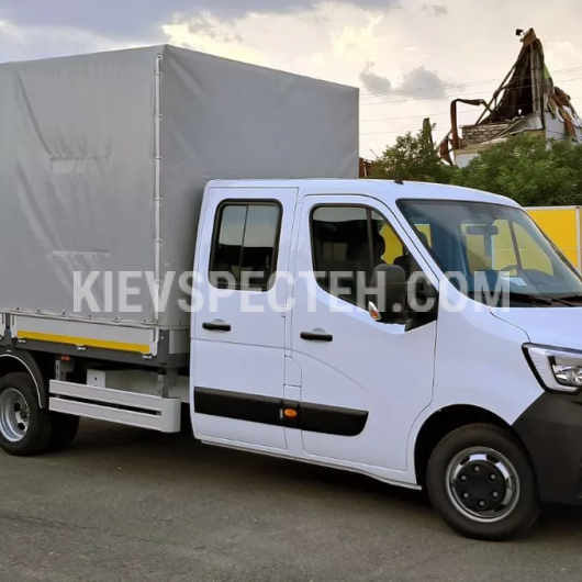 Бортовой автомобиль на шасси RENAULT MASTER с тентом